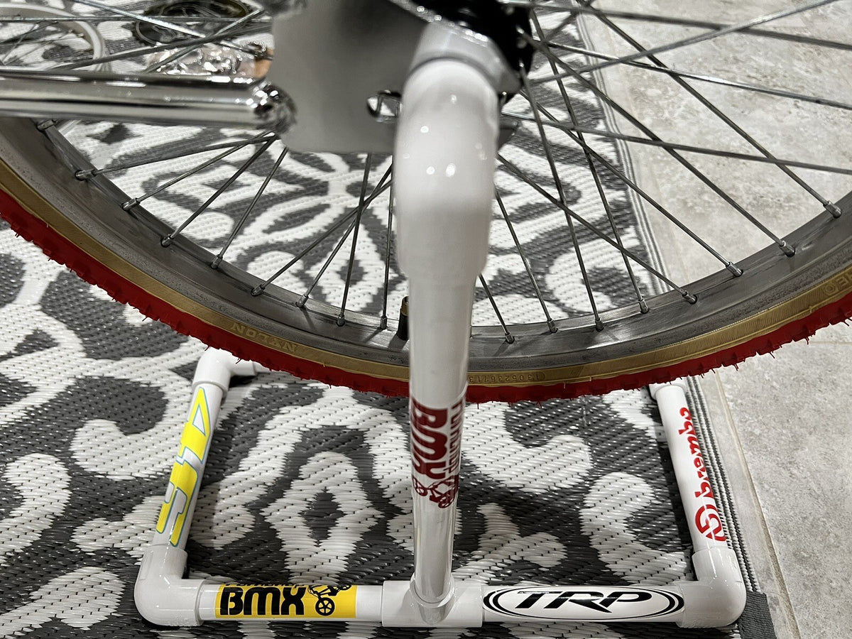 PVC Bicycle Stand for BMX Bikes – DIY Home Made Bike Storage