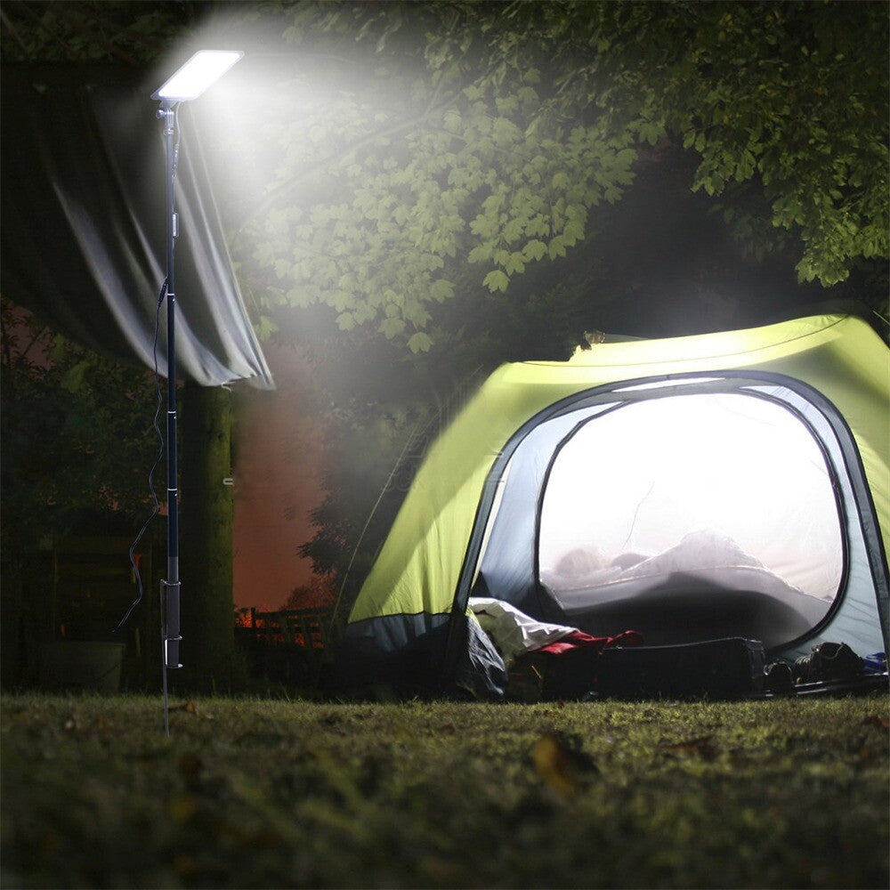 LED Camping Lantern Flood Light 12V Portable Telescopic Outdoor Lighting