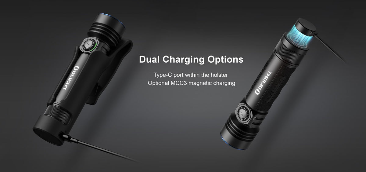 High-Power Rechargeable LED Flashlight 4600 Lumens for Outdoor & Tactical Use