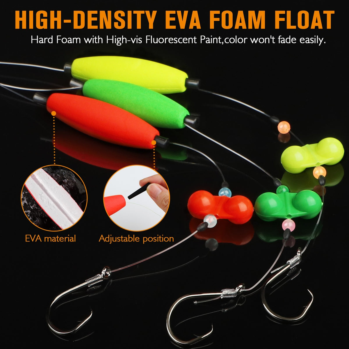 Catfish Float Rig with 6/0 Circle Hooks - Santee Cooper Tackle Set