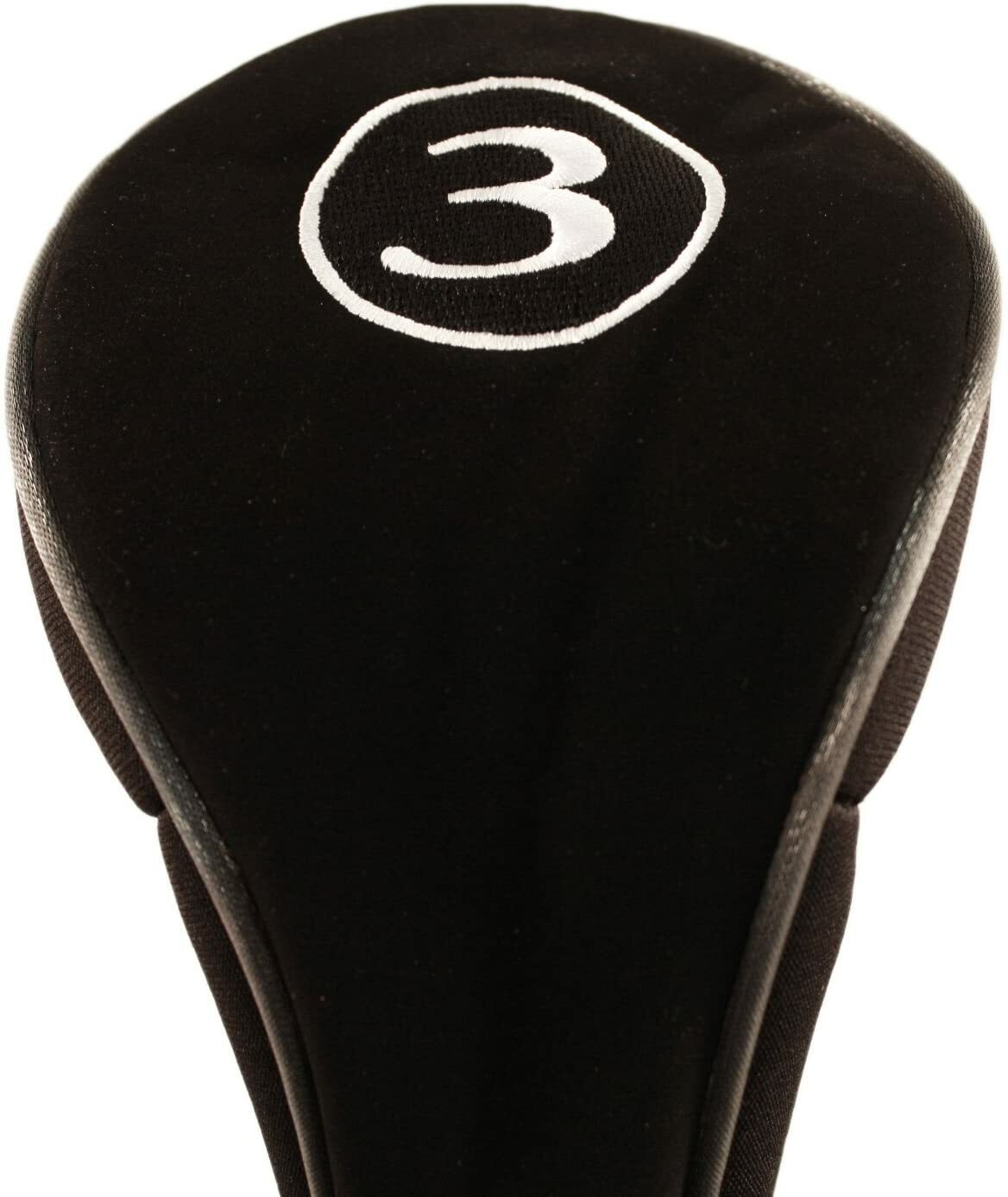 Neoprene Golf Headcover Set for 3, 5, 7 & X Woods - Protect & Identify Clubs