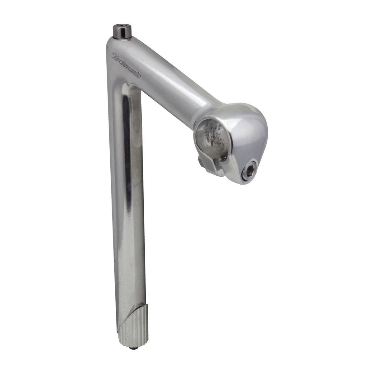 Bike Bicycle Stem - Adjustable Silver Quill Stem for 22.2mm Handlebar - Various Lengths