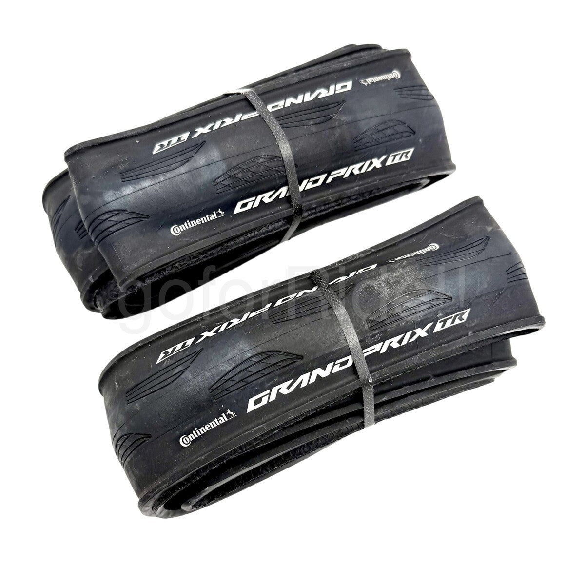 700x25C Tubeless Ready Road Bike Tires - Black, Pack of 2