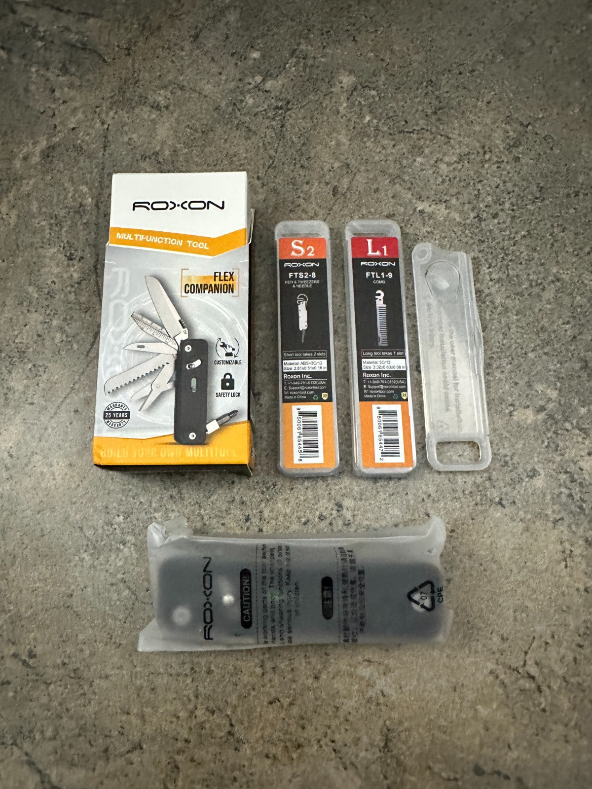 Multitool with 6 Tools & 2 Bonus Tools - Modular Hand Tool for DIY and Crafts