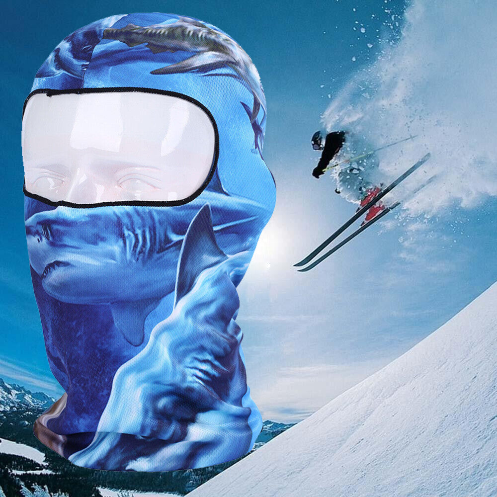 Tactical Halloween Face Mask Balaclava Beanie for Men Women Full Face Cover