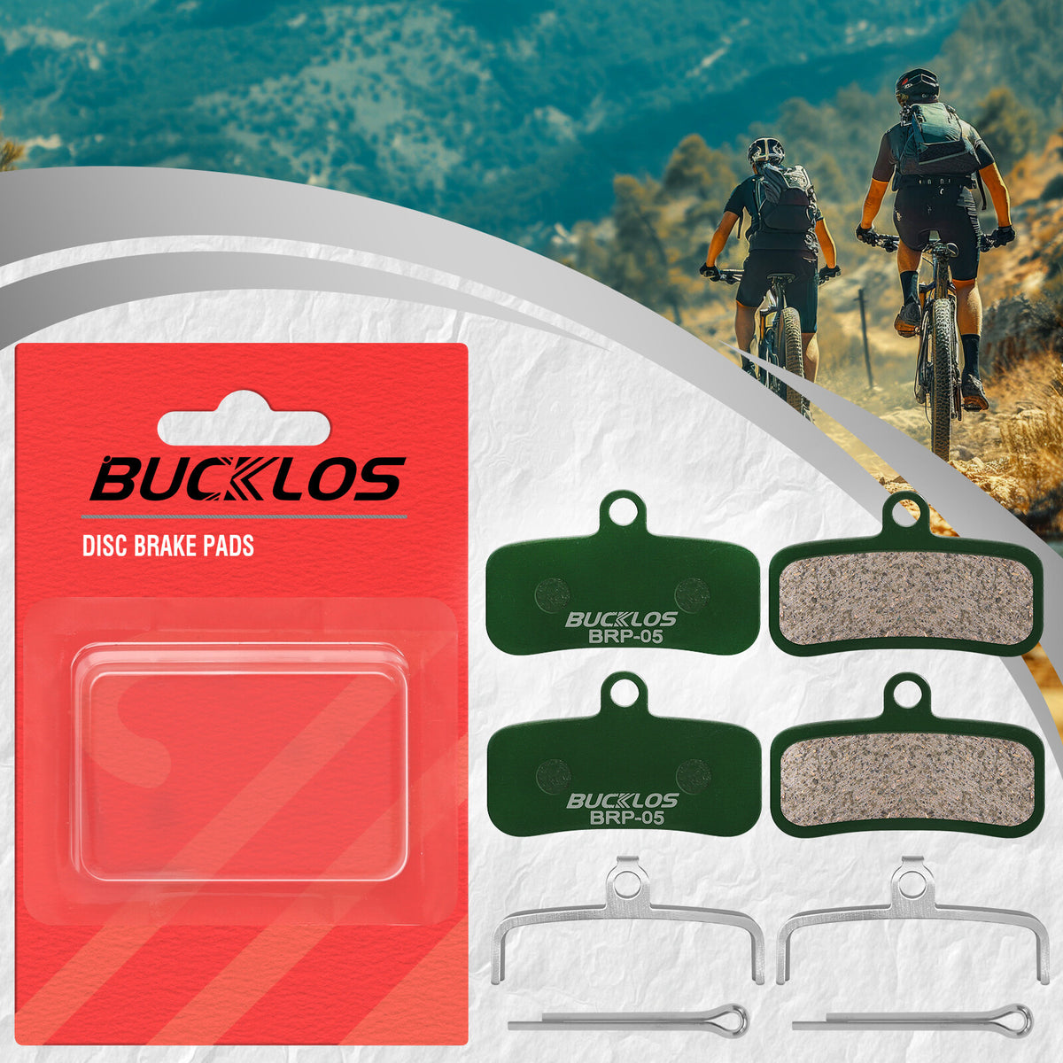 2 Pairs Ceramic Disc Brake Pads for E-Bike Hydraulic Brakes SHIMANO M8120 M7120