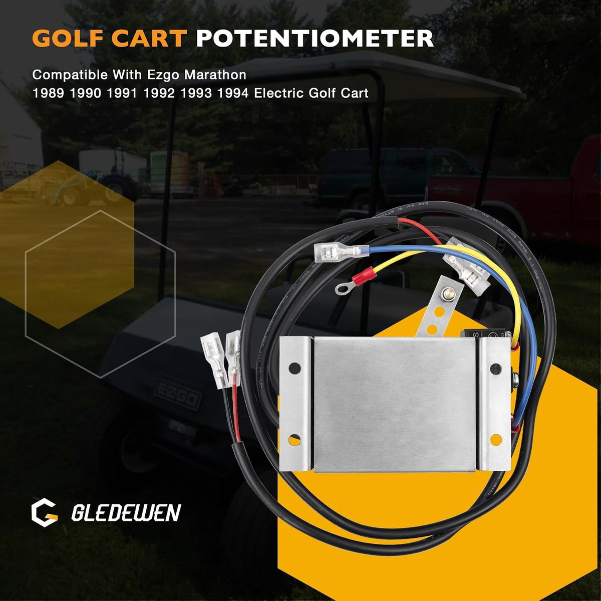 Golf Cart Throttle Potentiometer Micro Switch for EZGO Marathon 1989-1994 36V