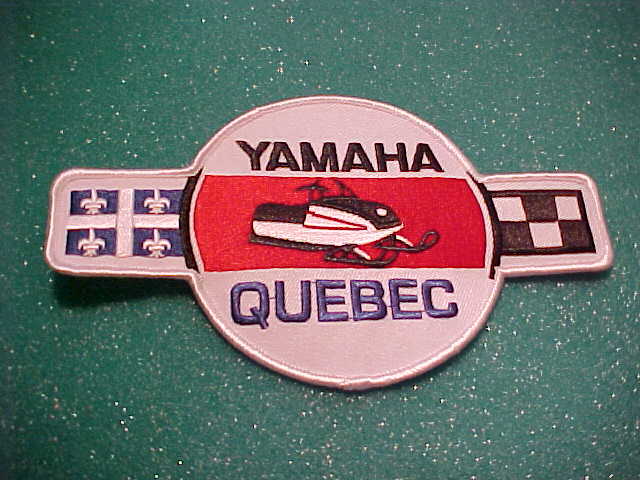 Yamaha Snowmobile Racing Team Patch 7x4 Inch Old Stock Unused