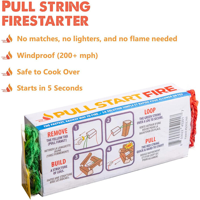 Outdoor Fire Starter Kit 3 Pack – Windproof, Rainproof Campfire Igniters