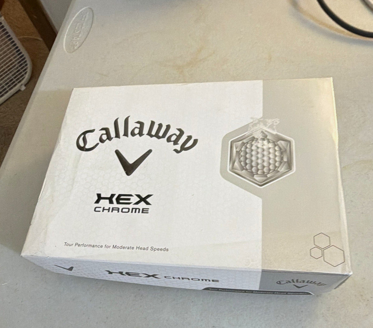 Callaway HEX Chrome Tour Preferred Golf Balls 12-Pack - Soft Feel & Distance