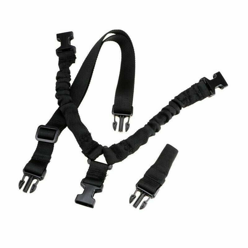 Single Point Tactical Gun Sling Strap Bungee Rifle with Quick Release