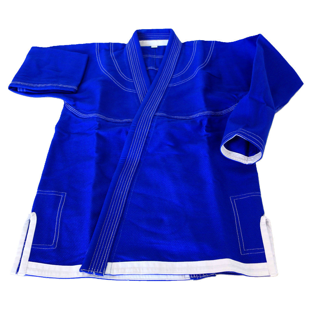 Brazilian Jiu Jitsu Gi with Free Belt - Blue/White Competition-Ready