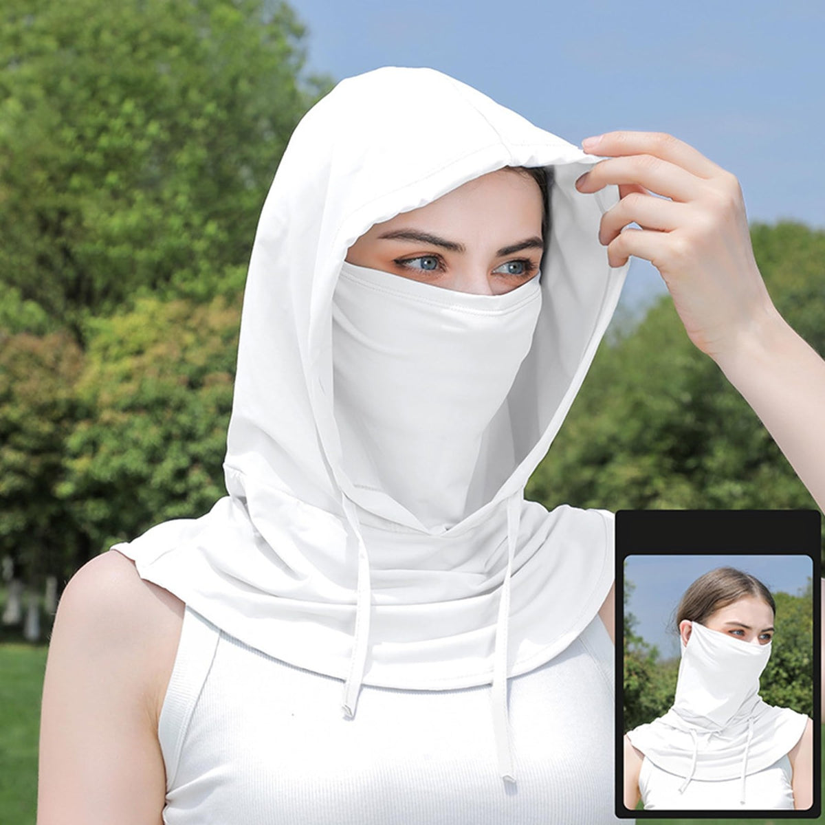 UV Protection Balaclava Face Mask for Outdoor Sports and Sun Safety