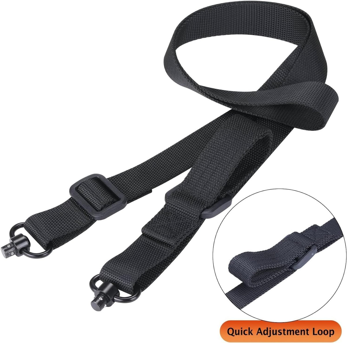 Convertible Weapon Sling with Dual QD Swivels - Tactical Single & Two-Point