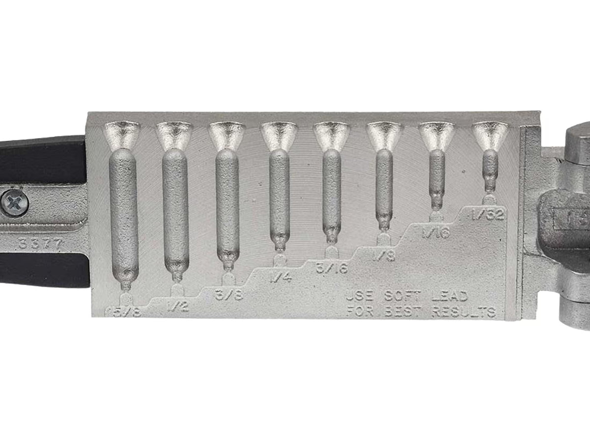 Finesse Drop Shot Sinker Mold for Fishing Tackle - Rock & Soft Bottoms