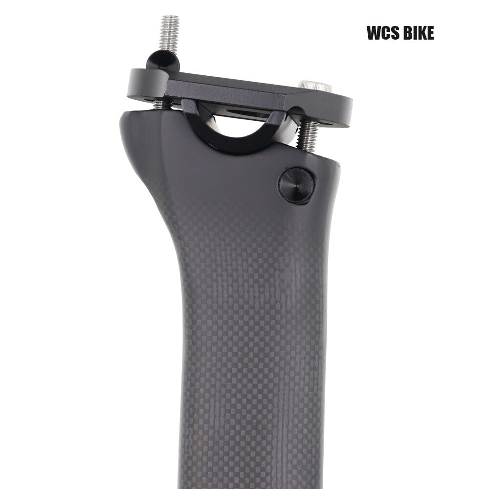 Carbon Fiber Bicycle Seatpost 340mm F12 / F10 / F8 Fit, 0mm Offset