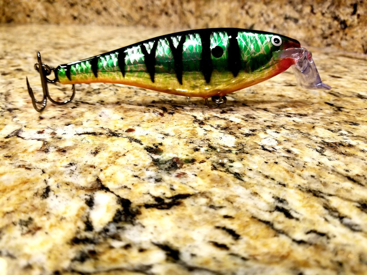 Custom Painted Rapala Super Shad Rap SSR-14 Fishing Lure - New