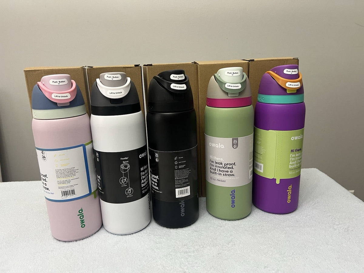 32 Oz Insulated Stainless Steel Water Bottle - Pink, Leakproof & Durable