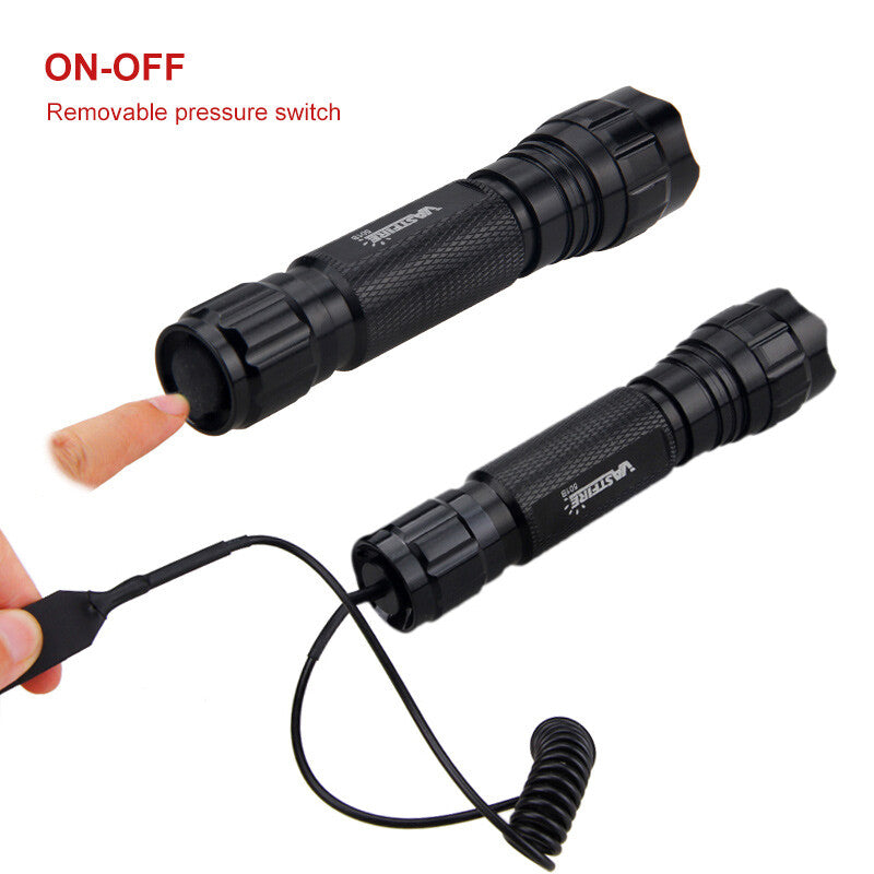 High Brightness LED Hunting Flashlight 1000 Lumens Waterproof Torch