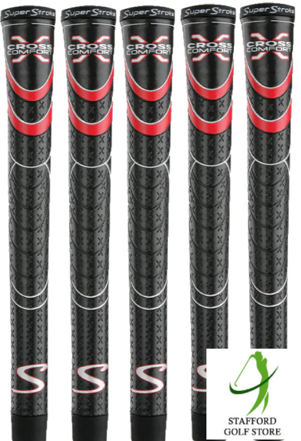 Golf Grip Set - Super Stroke Cross Comfort Undersize, Standard, Midsize & Jumbo