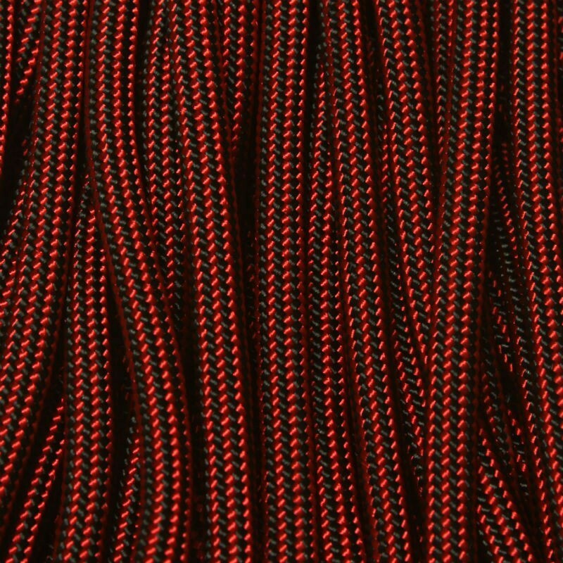 100 ft Fire Fighter Paracord - Mil Spec 550 Nylon Cord Made in USA