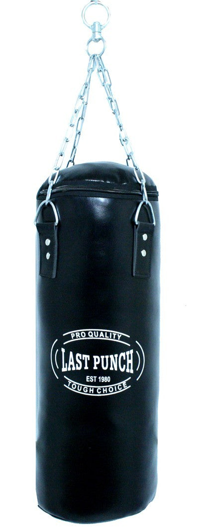 Heavy Duty Black Punching Bag 36 Inch with Chains for Boxing Training
