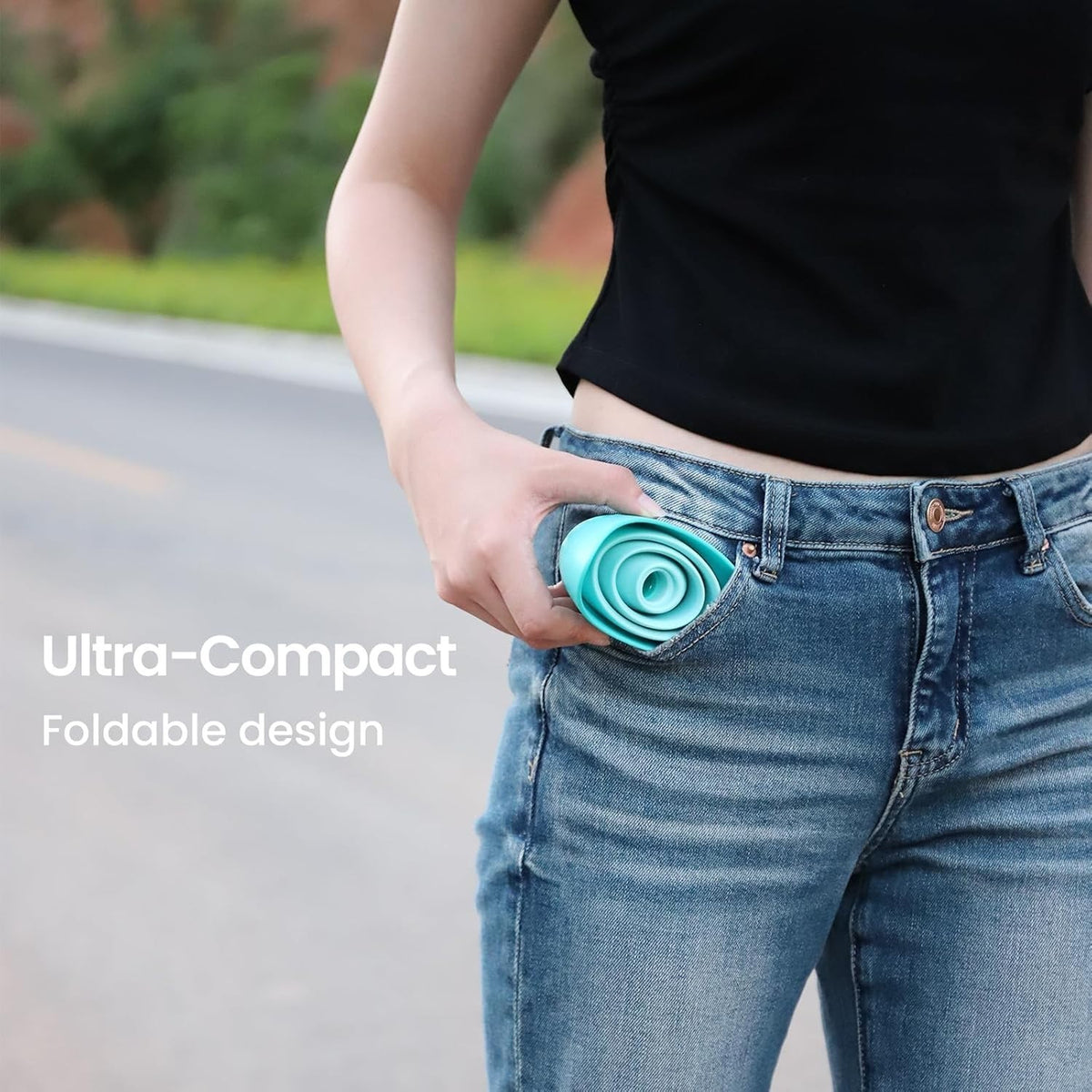 Portable Female Urinal Device with Foldable Embudo - Leakproof & Travel-Friendly