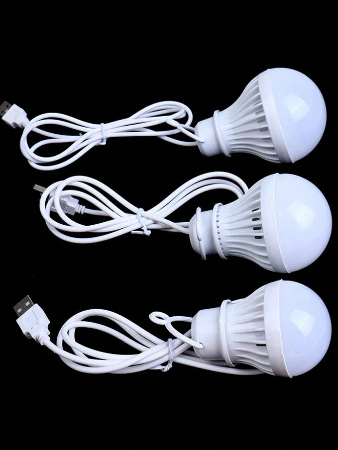 Portable LED Camping Lantern with USB Power - Compact Reading & Outdoor Light