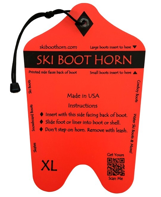Ski Boot Horn XL 13-Inch Boot Tool for Ski & Snowboard Boots