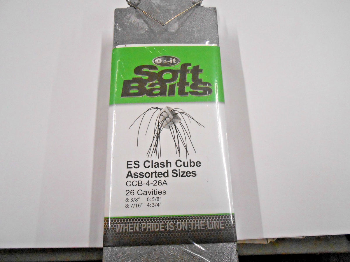 Do-It ES Clash Cube Soft Bait Mold for Fishing Lures - Made in USA