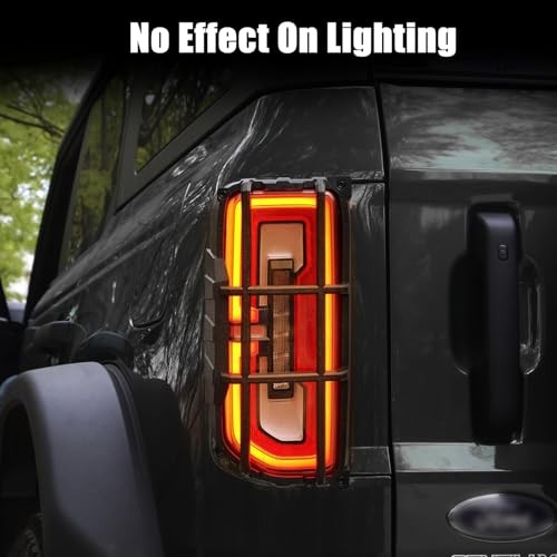 Tail Light Cover for Ford Bronco 2021-2026 | Rear Lamp Guard Protector