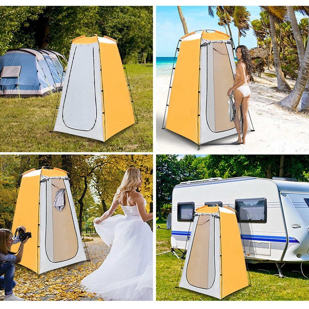 Portable Privacy Shower Tent with Bag - 6.9FT Pop Up Camping & Beach Enclosure