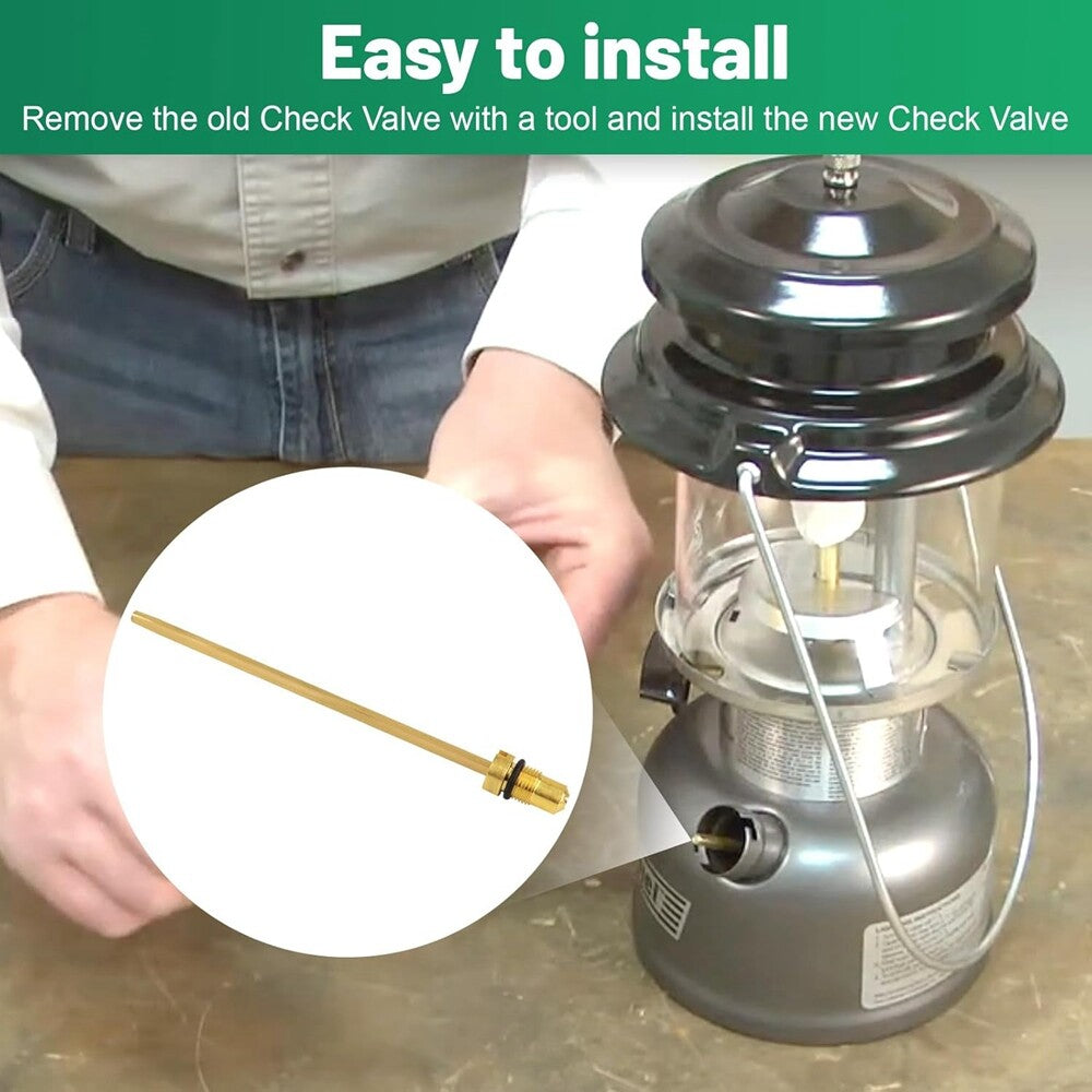 Check Valve & Air Stem Assembly for Gas Lanterns & Stoves - Replaces Part 200-6381