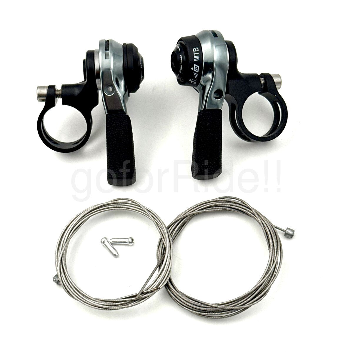 Microshift 2/3x10 Speed MTB Thumb Shifter Pair - Left & Right, 22.2mm Clamp