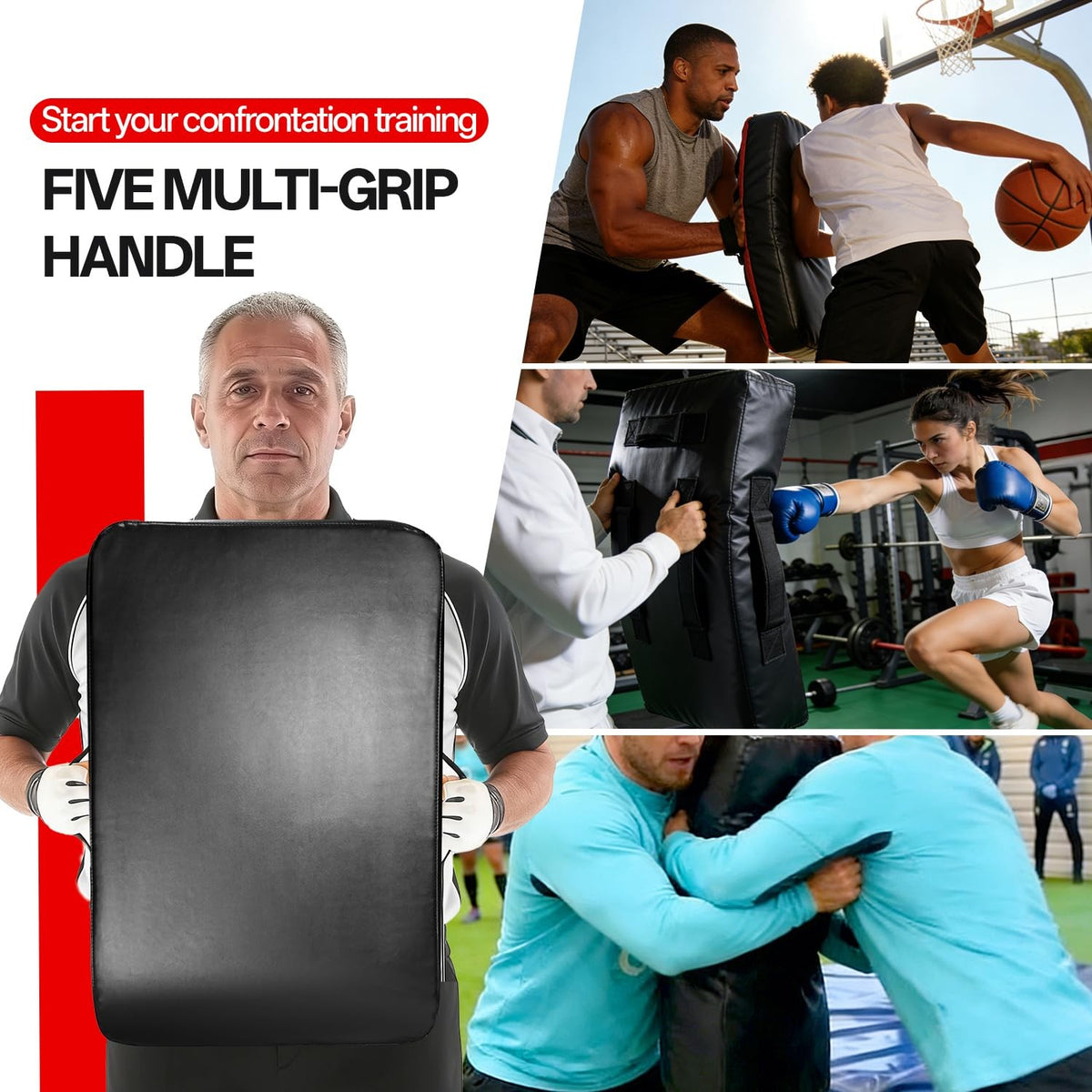 Multi-Sport Training Shield for Football Basketball Martial Arts & More 24x16 Inch