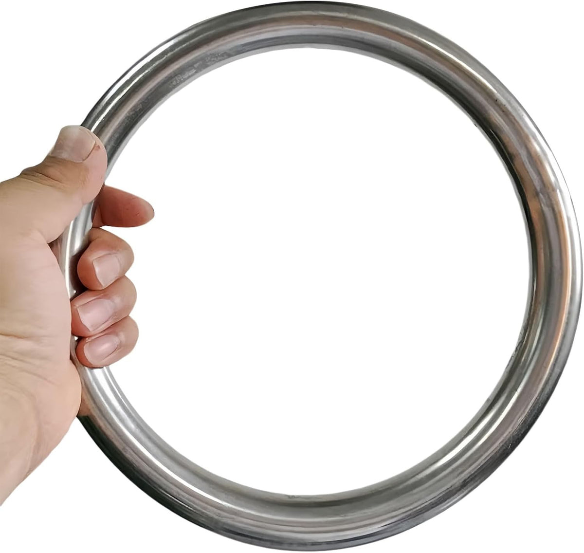 Stainless Steel Wing Chun Ring for Martial Arts Training Grip Strength