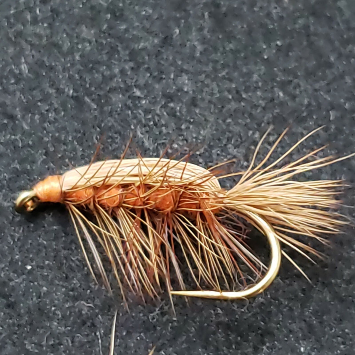 Fly Fishing Flies Size 6 Caddis Emerger Orange - Frontier Fly Company