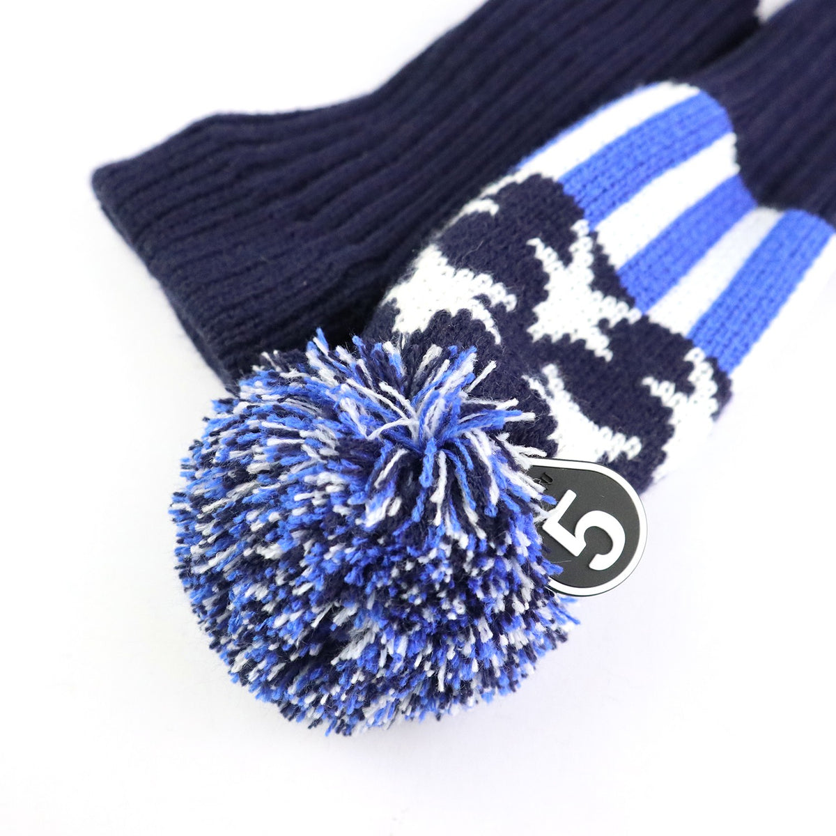3-Piece Knitted Golf Club Head Cover Set for Fairway Woods & Drivers