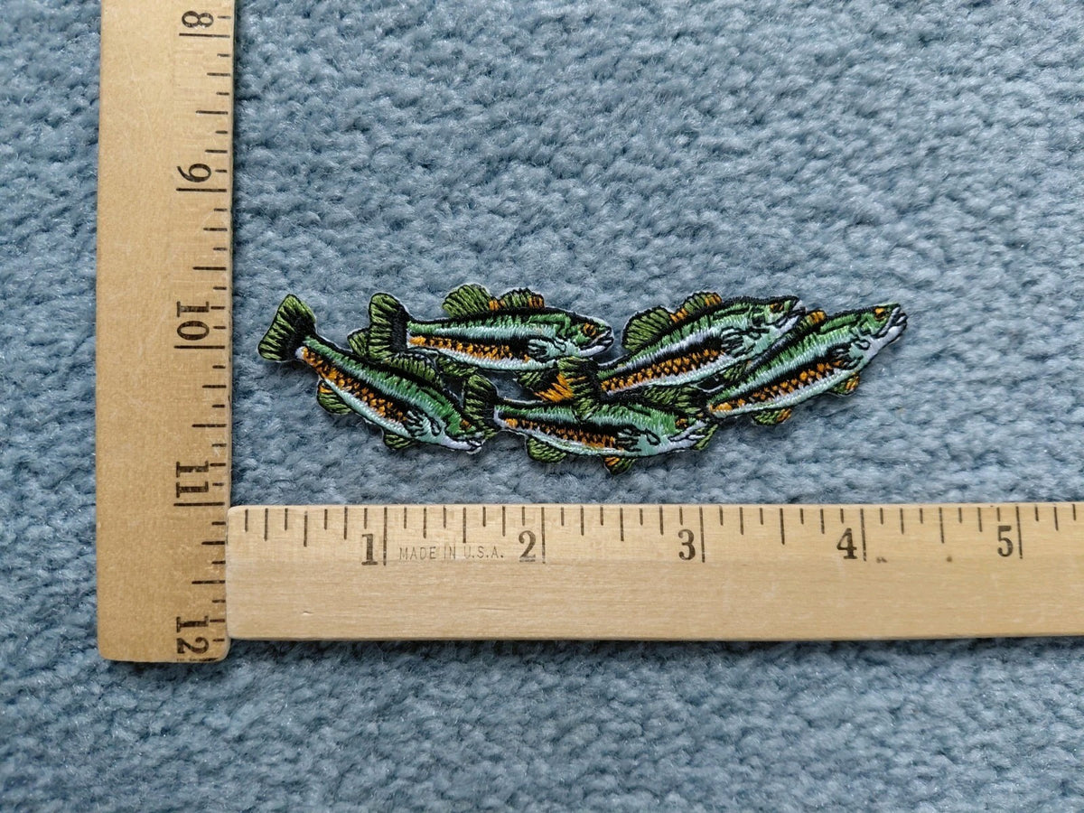 Rare Walleye Fish 5-in-1 Iron-On Patch - Fishing Embellishment