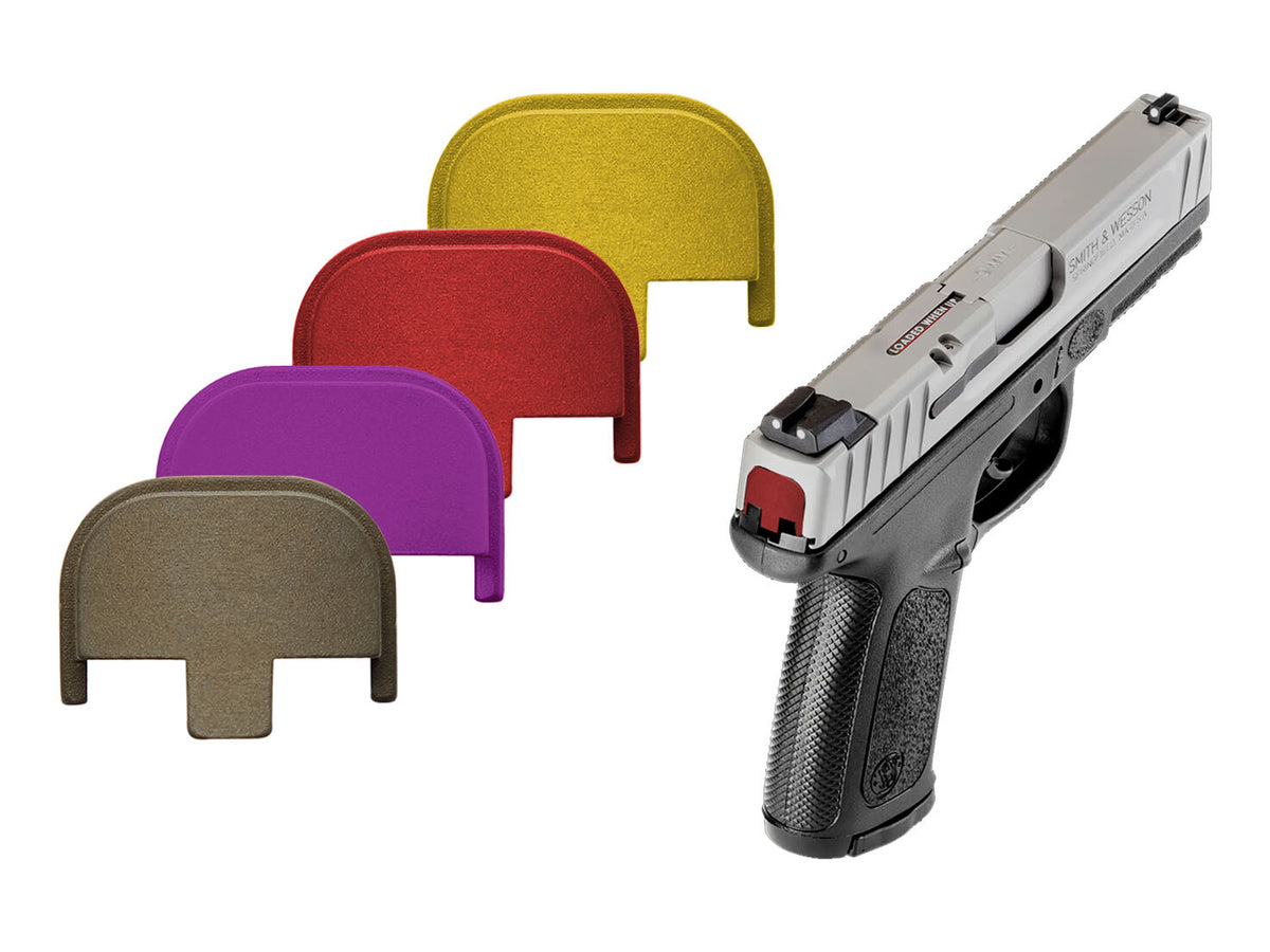 Aluminum Rear Slide Cover Plate for Smith & Wesson SD9 SD40 2.0 - Durable Gun Accessory