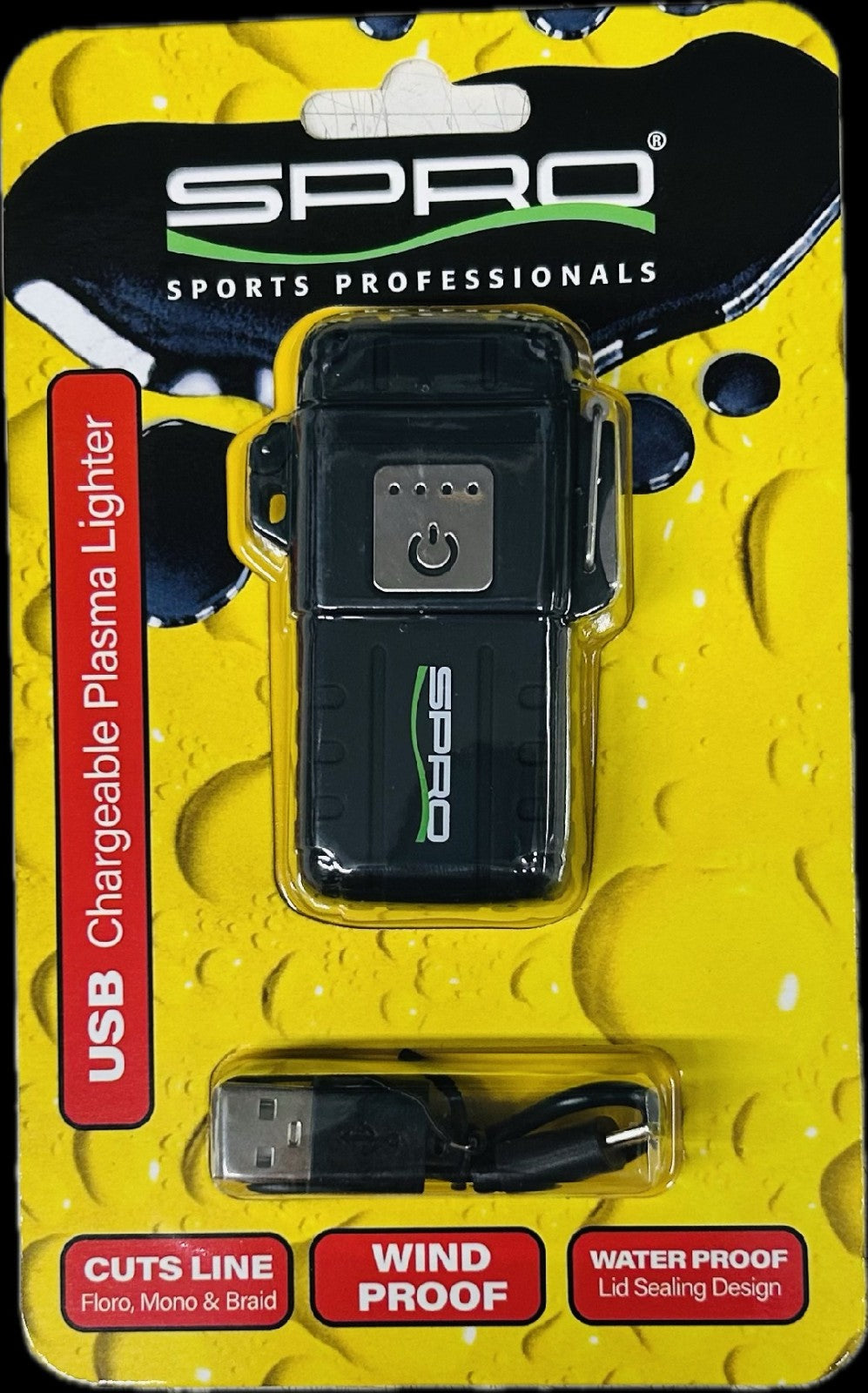 USB Rechargeable Plasma Lighter for Fishing Line Cutting Windproof & Fast Charging