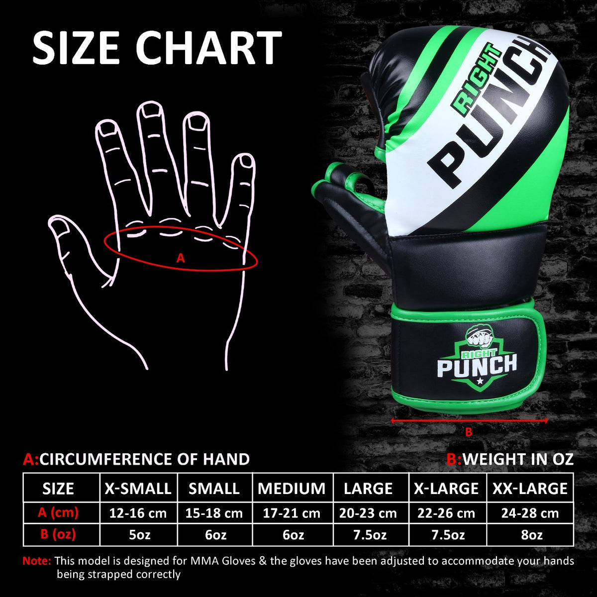 Hybrid MMA Sparring Gloves for Grappling Kickboxing & Martial Arts