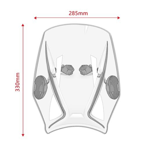 Motorcycle Windshield for Phantom 750 Shadow 1998-2024 Smoke Color