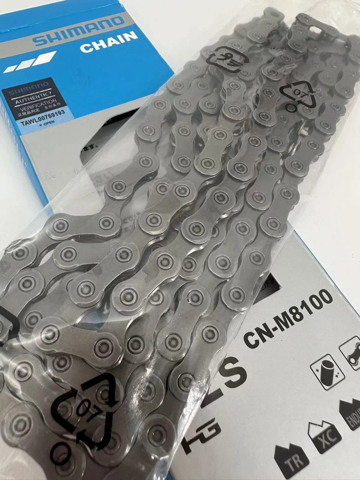 12-Speed Bicycle Chain with Quick Link for MTB & E-Bikes - 126 Links