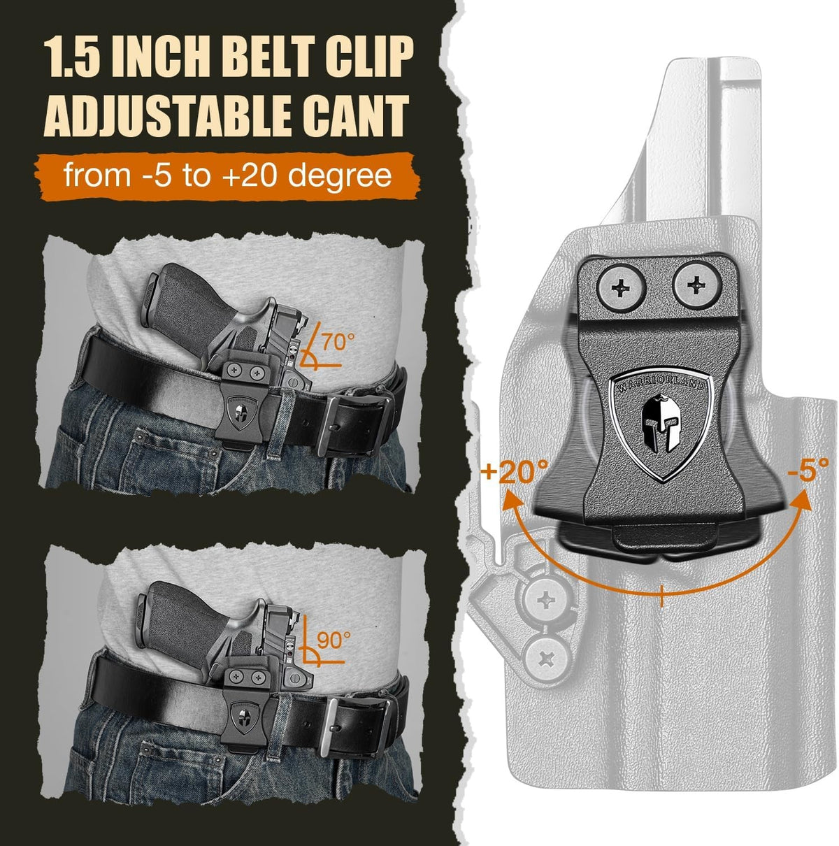 Concealed Carry IWB Holster for Springfield Echelon 4.0C/4.0FC with Optics Cut