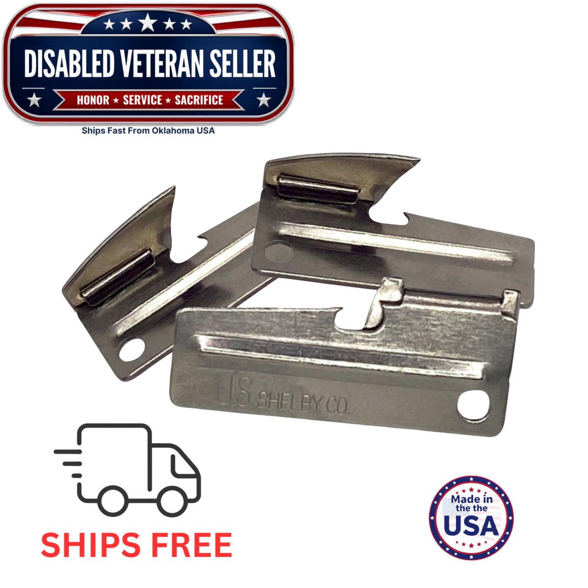 Military Issue P38 Can Opener - Surplus Multi-Use Camping & Survival Tool