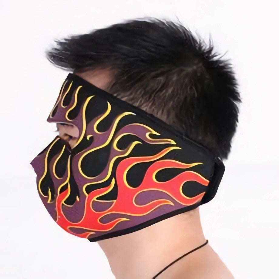 Neoprene Face Mask for Cycling Motorcycle Skiing with Character Pattern