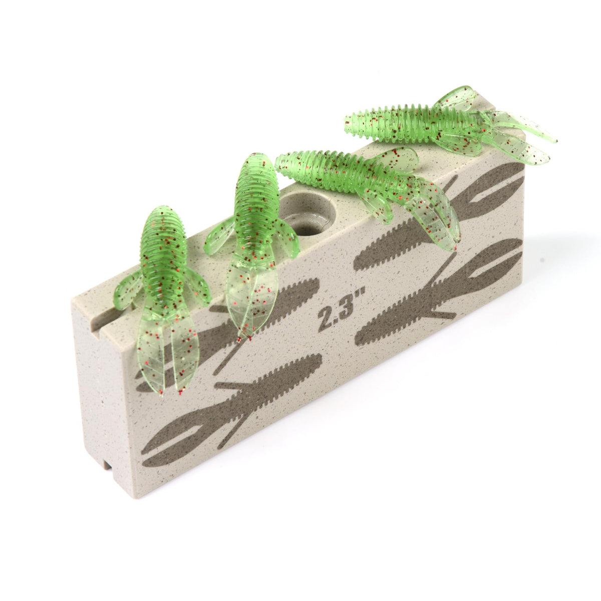 4-Cavity Soft Plastic Lure Injection Mold for Fishing Baits - Micro D Bomb 2.3"