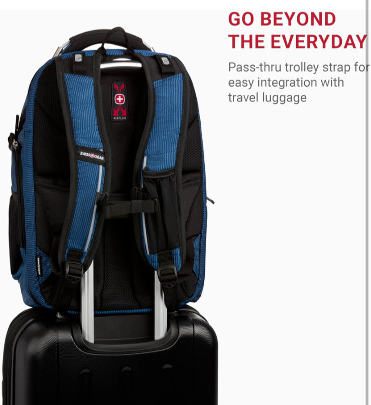 Large Travel Backpack with Laptop Compartment & USB Charging