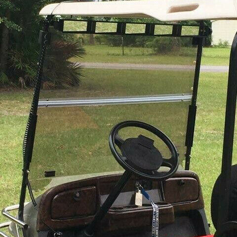 Foldable Tinted Windshield for EZGO TXT Medalist Golf Carts 1994-2014